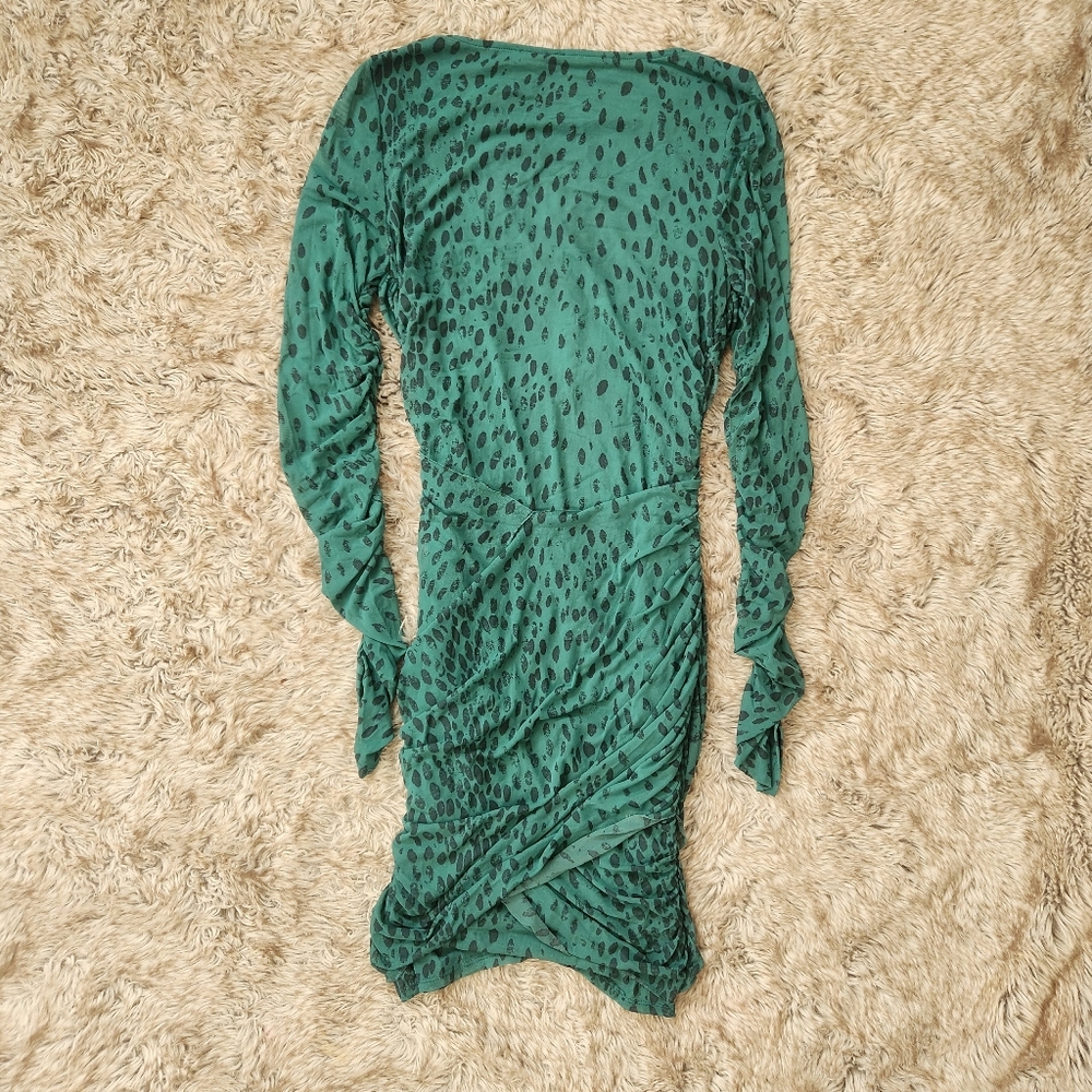 Free People Katana Mini Dress Alpine Combo Dark Green - Picture 12 of 15